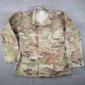 OCP Full Zip Military Camouflage Shirt Jacket 36 Regular Army Combat Uniform Top